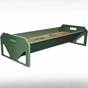 מזין עיזים נירוסטה כבד כבד קיבולת גדולה להאכיל חיות משק בקר קל לניקוי עיזים כבשים בקר - Product Image 1