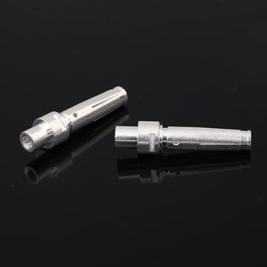 Neue maßge schneiderte 6-mm-CNC-Kupfer-EV-Steckverbinder Versilberte Ladestecker-Buchsen isolierung Dummy-Steck verbinder CCS1-Stecker - Product Image 1