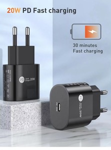 Chargeur rapide USB-C de haute qualité, certification KC, adaptateurs pour chargeur PD 20W, chargeurs muraux USB-C originaux - Product Image 6