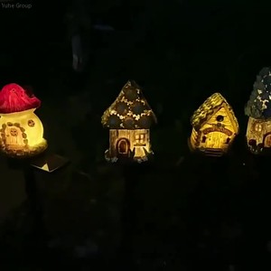 Lampe solaire LED pour pelouse, indice de protection IP65, alimentée en courant continu, éclairage de jardin extérieur avec télécommande - Product Image 5