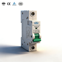 Disjoncteur de protection contre les surtensions 1-4P 30-60kA T2 SCB 230V/400V SPD Protection de secours Certifié CE Matériau plastique