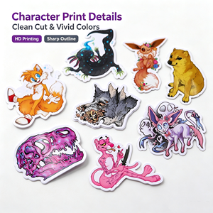 Juego de Pegatinas de Anime y Dibujos Animados, Impermeables, Autoadhesivas, de Vinilo, Forma Irregular, Impresión Nítida, para Regalos, Manualidades y Decoración - Product Image 4