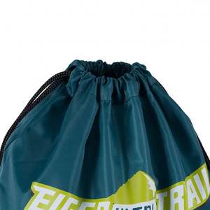 Sac de sport à cordon en nylon imperméable, personnalisé avec logo, taille personnalisée, pour ballon de football et chaussures, impression couleur intégrale, prix abordable, certifié BSCI - Product Image 3