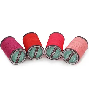 0.7Mm-55M Met Kern Gesponnen Polyester Met Ronde Wasdraad Met Handgestikte Lederwaren Micro-Core Waxdraad