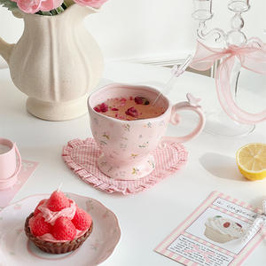 Tasses en céramique mignonnes et créatives, design simple, grande capacité, pour usage domestique - Product Image 6