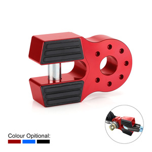 CNSPEED Gancho de Remolque de Aleación de Aluminio con 6 Orificios, Rojo, Azul, Negro, Conector de Cabrestante para SUV y Vehículos Todoterreno - Product Image 1