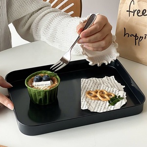 Assiettes rectangulaires en acier inoxydable de designer, <span class=keywords><strong>pour</strong></span> sublimation, décoratives, type <span class=keywords><strong>Plancha</strong></span> Grill, <span class=keywords><strong>pour</strong></span> restaurant - Product Image 5