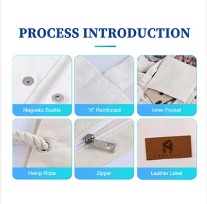 Venta de fábrica Huahao, bolsa de lona verde, bolsa de viaje de algodón ecológica con logotipo personalizado, diseño de moda a bajo precio - Product Image 4