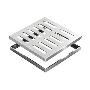 Grilles de couvercle de manhole en acier inoxydable OEM personnalisables de haute qualité, pour le drainage des eaux pluviales et les drains de sol pour eaux usées - Product Image 1