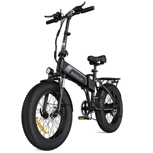 Vélo électrique de ville KOOLUX 250W 48V 13Ah BK10S avec moteur de moyeu arrière pour pneus larges 20*4.0 et accélérateur électronique - Product Image 1