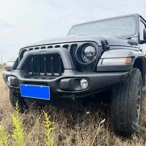กันชนหน้ารถ jeeps wra ngler JL JT 2018 + กันชนหน้าเหล็กคาร์บอนอุปกรณ์เสริมรถยนต์ - Product Image 6