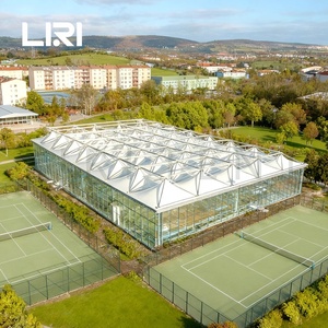 Carpas Piramidales de Doble Planta con Estructura de Rejilla de Aluminio de <span class=keywords><strong>Cuatro</strong></span> Lados para Eventos Deportivos, Pabellones Deportivos Interiores y Estadios - Product Image 1