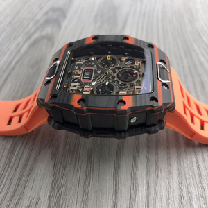 High-end men's mechanical <b>watch</b>, carbon fiber <b>case</b>, multi-functional automatic mechanical <b>watch</b> 11-03 - Product Image 3