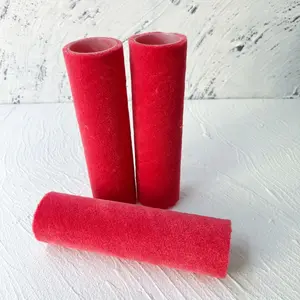 Hochwertige günstige Preis spezielle 7 Zoll 180mm rote Farbe Kurzflor 5mm Mohair Stoff Farb roller Nachfüllung