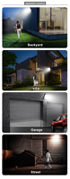 Projecteur à réflecteur extérieur 100w 200w 300w 110V 220V pour jardin et cour