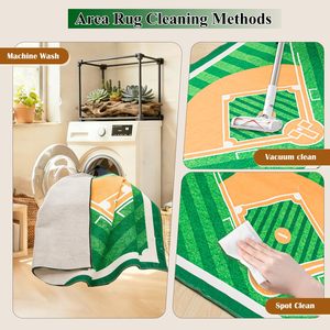 <span class=keywords><strong>Tapis</strong></span> effet cachemire <span class=keywords><strong>pour</strong></span> salon, <span class=keywords><strong>chambre</strong></span>, chevet, canapé, enfants, moderne, motif football, à poils ras, <span class=keywords><strong>tapis</strong></span> décoratif Aera - Product Image 6