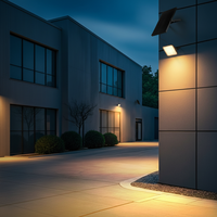 Projecteur solaire super lumineux IP65 étanche, 3 températures de couleur au choix, avec détecteur de mouvement PIR et télécommande, éclairage extérieur LED
