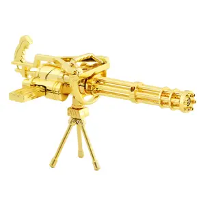 高品质安全组装加特林枪玩具金属模型武器仿真玩具枪加特林枪待售