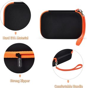 Étui portable pour clés USB en EVA avec sangle, capacité de 44 clés USB et 9 cartes SD, organisateur de rangement à fermeture éclair - Product Image 2
