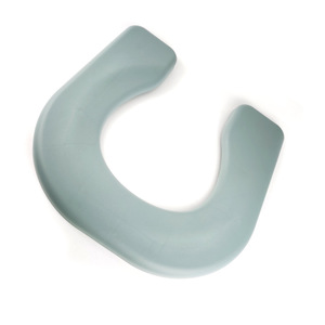 Siège de toilette en forme de U, noir, en plastique PP moulé par soufflage, pièce de chaise de salle de bain, nécessité quotidienne domestique - Product Image 2
