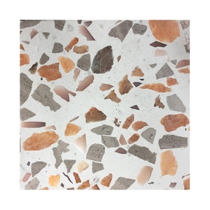 Dalles de dessus de vanité de comptoir en carreaux de terrazzo en <span class=keywords><strong>ciment</strong></span> poli en pierre artificielle bon marché - Product Image 2