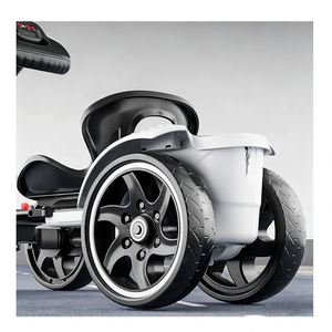 Coche de Juguete Moderno con Control Remoto, Equipado con Bluetooth, Luces, Alerón Blanco y Batería Confiable de 6V4.5 - Product Image 5