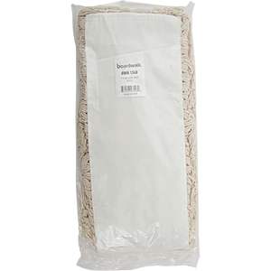 Boardwalk BWK1348 48 pouces. X 5 In. Tête de balai à poussière industrielle en coton Hygrade, blanche - Product Image 1