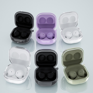 Funda protectora suave de TPU para Samsung <span class=keywords><strong>Galaxy</strong></span> <span class=keywords><strong>Buds</strong></span> <span class=keywords><strong>2</strong></span>, funda para Samsung <span class=keywords><strong>Buds</strong></span> <span class=keywords><strong>Pro</strong></span> Live con gancho - Product Image 5