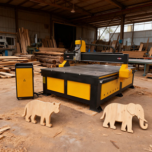 3 trục <span class=keywords><strong>CNC</strong></span> <span class=keywords><strong>Router</strong></span> 1325 cho signage & chế biến gỗ | 1300x2500 mét cắt khu vực cho acrylic, PCB, MDF - Product Image 2