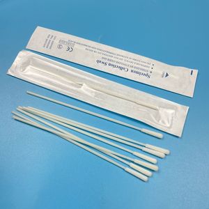 Hisopos de garganta flocados desechables con punta de plástico de 4,5mm para diseño de punto de interrupción de uso en laboratorio/Hospital - Product Image 5