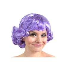 Cosplay Wind Hair Wise-Postizo sintético púrpura para fiesta de fin de año nuevo Accesorios de princesa de moda - Product Image 1