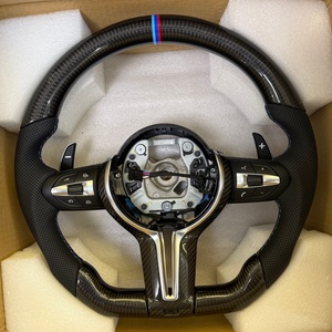 Volante Deportivo de Fibra de Carbono con Calefacción Personalizado para <span class=keywords><strong>BMW</strong></span> F10 F22 F30 F32 F36 F82 E81 E87 E90 E92 X6 X1 E84 M440i X3 F25 - Product Image 6
