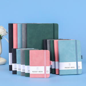 Promotion en gros : Agenda professionnel A5 en PU avec bande élastique, style couverture rigide, logo personnalisé, carnet à reliure thermique - Product Image 5