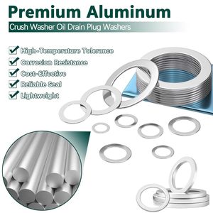 Kit de Tapones de Drenaje de Aceite con Arandela Métrica, 600 Piezas, M6 M8 M10 M12 M14 M16 M18 M20 M22 M24, Junta de Sellado de Aluminio - Product Image 3