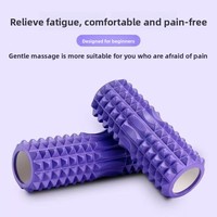 Rouleau de massage professionnel portable et léger en PVC/EVA, à picots, pour yoga, écologique, relaxation musculaire profonde
