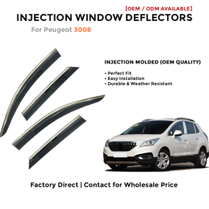 Déflecteurs de fenêtre latérale pare-pluie pour Toyota Cruiser 2019-2020 <span class=keywords><strong>accessoires</strong></span> auto - Product Image 2