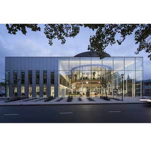 Tòa nhà căn hộ tấm kính cách nhiệt mặt tiền thông gió trang trí tường Rèm Kính Thấp <span class=keywords><strong>E</strong></span> - Product Image 2