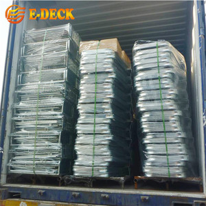 Entrepôt 2 côté pliable pour le stockage sécurisé pliable en acier de fret logistique cage chariots <span class=keywords><strong>à</strong></span> roulettes <span class=keywords><strong>chariot</strong></span> - Product Image 6