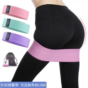 Sangle de yoga en tricot élastique pour le fitness et le remodelage corporel, étirements de résistance, utilisation à domicile - Product Image 3