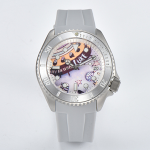 Custom Men's <b>Mechanical</b> Calendar <b>Watch</b> with Luminous Dial & Silicone Strap Waterproof Business Timepiece Direct From Factory - Product Image 2