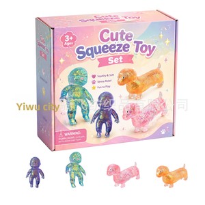 Juego de Juguetes de Goma Antiestrés Creativos y Novedosos para Adolescentes y Adultos, Muñecos para Aliviar el Estrés en la Oficina - Product Image 4