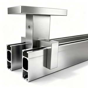 Riel de Cortina de Techo Silencioso de Aluminio Duradero, Riel Plegable Ondulado para Decoración de Ventanas en Sala de Estar, Accesorios Metálicos - Product Image 5