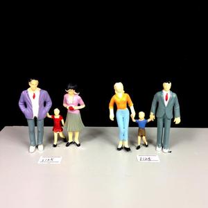 Mini chế độ nhựa Thủ công mỹ nghệ con người hình người đàn ông thu nhỏ kiến trúc đầy màu sắc con người cấu trúc cho thông tin liên lạc - Product Image 1