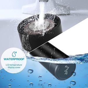 Inteligente Termo Digital 500ml Stainless Steel LED Smart Temperature Display Thermal Flask Cup Water Bottle With <b>Tea</b> Strainer - Product Image 5