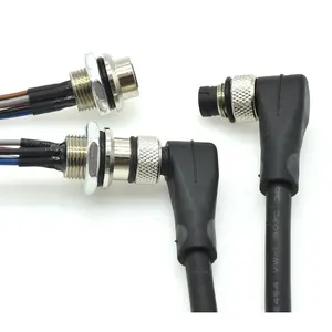 Westsam IP67 5 pin aviation cable manufacturer industrial plug and socket m8 connector