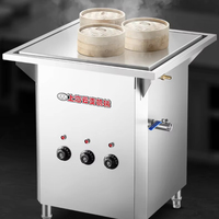 WENCHU Machine à pain farci à la vapeur à économie d'énergie 220V petite Cage commerciale entièrement automatique moteur à vapeur à gaz haute