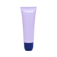 Tube cosmétique en PE avec bouchon à vis, applicateur à bille 3 rouleaux pour gel, pommade, huile essentielle, massage apaisant