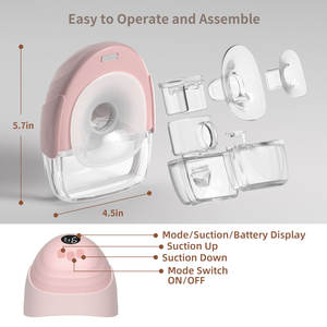 Anly Kiss Pompe à lait maternel électrique portable sans fil pour allaitement mains libres personnalisée, vente en gros - Product Image 4