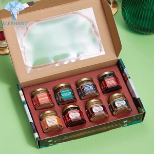 Christmas Gifts Bottled Food Gift Packaging <b>Box</b> With Window - Product Image 2