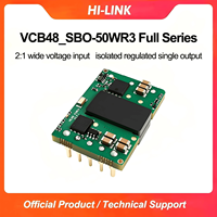 VCB4805SBO-50WR3 VCB4812SBO-50WR3 VCB4824SBO-50WR3 Convertidor DC-DC 1/16 Brick 50W 5V 9V 12V 15V 24V Módulo de Fuente de Alimentación Aislada